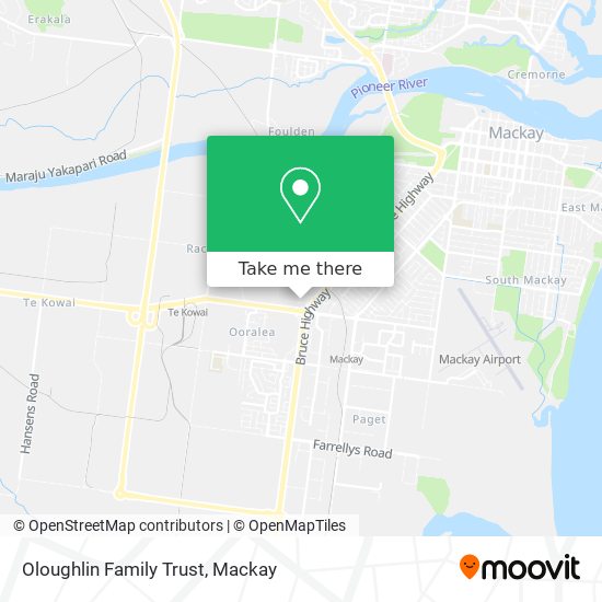 Oloughlin Family Trust map