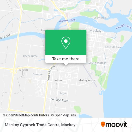 Mackay Gyprock Trade Centre map