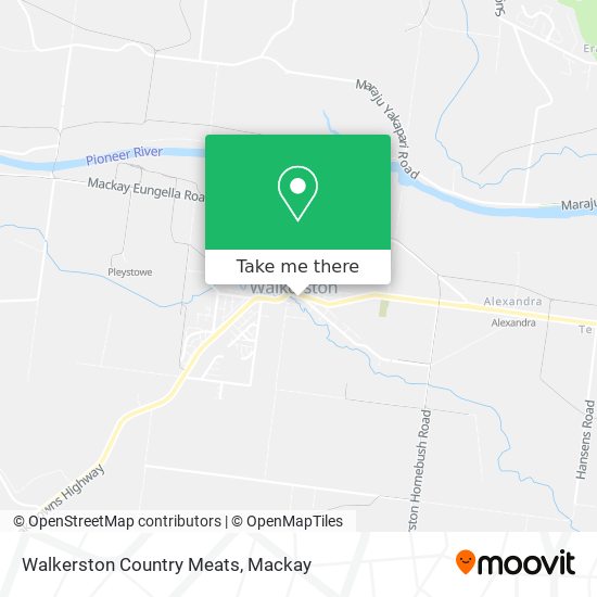 Walkerston Country Meats map