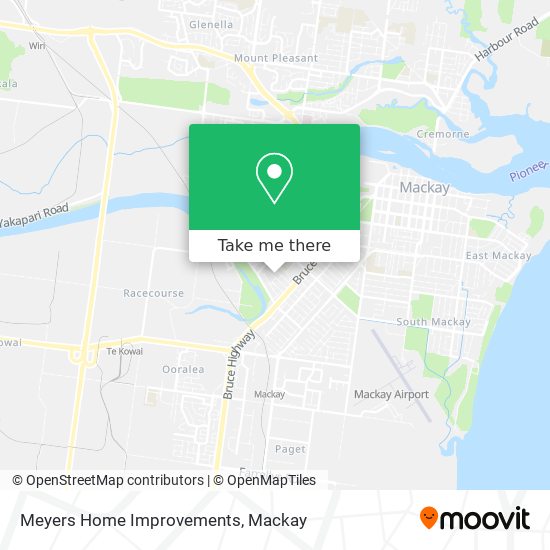 Meyers Home Improvements map