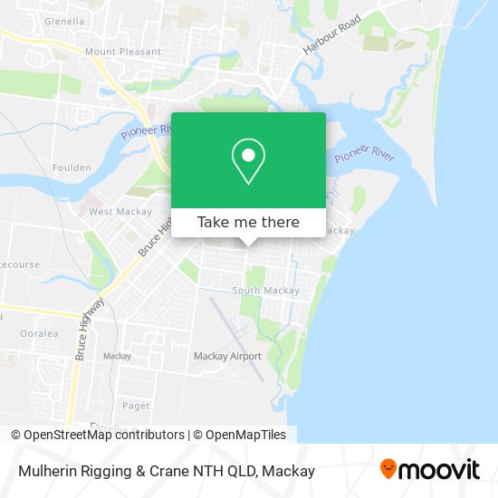 Mapa Mulherin Rigging & Crane NTH QLD