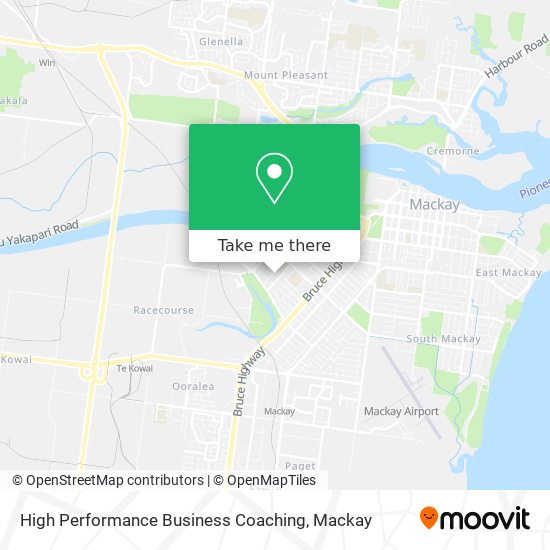 High Performance Business Coaching map