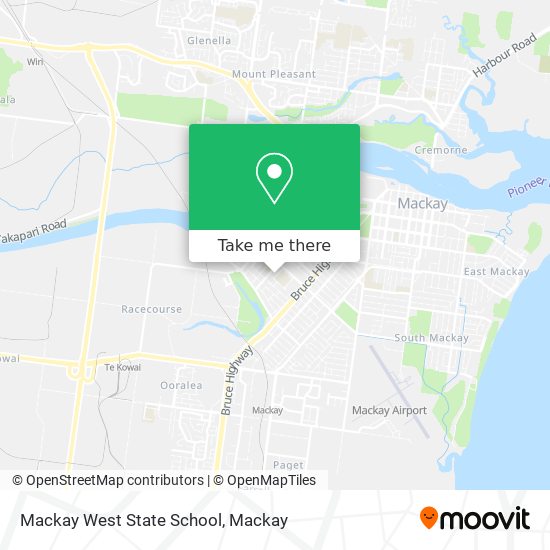 Mackay West State School map