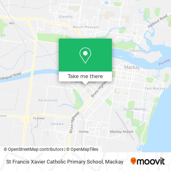 Mapa St Francis Xavier Catholic Primary School