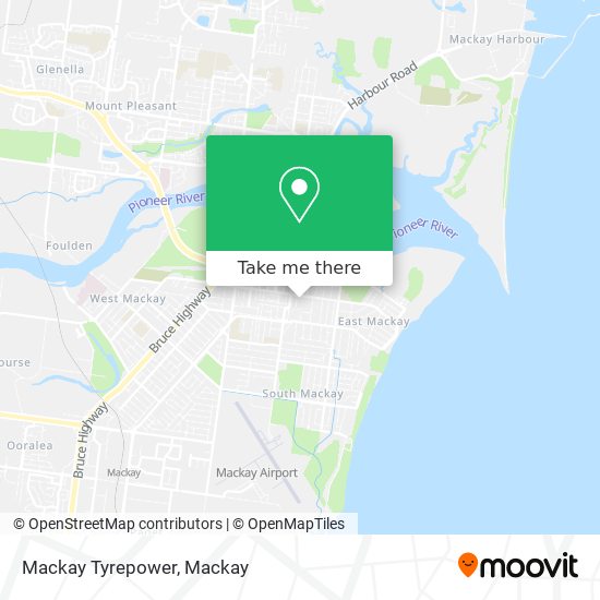 Mapa Mackay Tyrepower