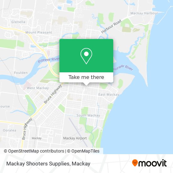 Mackay Shooters Supplies map
