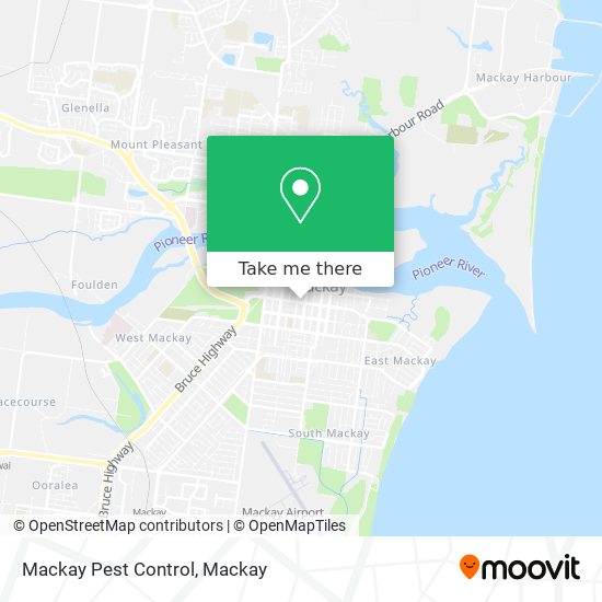 Mapa Mackay Pest Control