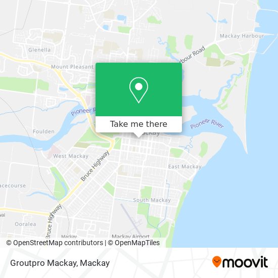 Mapa Groutpro Mackay