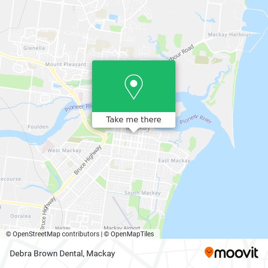 Mapa Debra Brown Dental