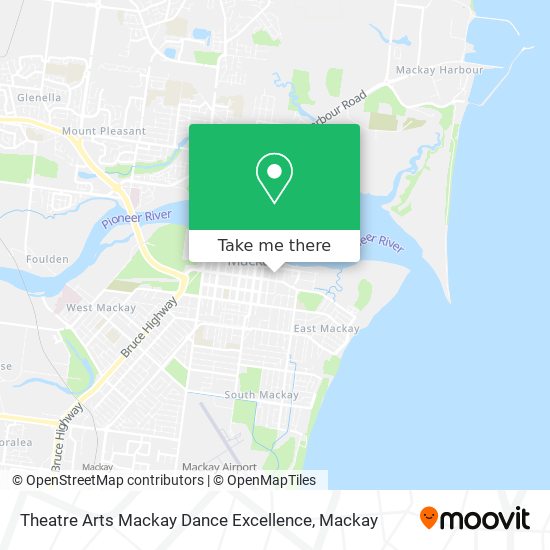 Theatre Arts Mackay Dance Excellence map