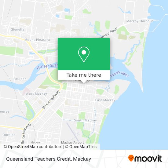 Queensland Teachers Credit map