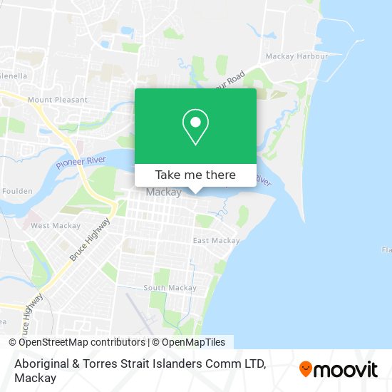 Aboriginal & Torres Strait Islanders Comm LTD map