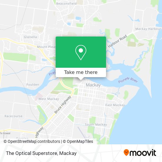 The Optical Superstore map