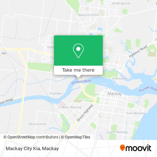 Mackay City Kia map