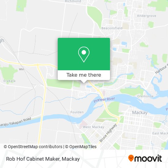 Rob Hof Cabinet Maker map