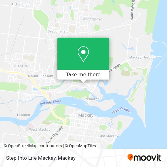 Mapa Step Into Life Mackay