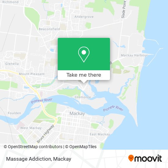 Massage Addiction map