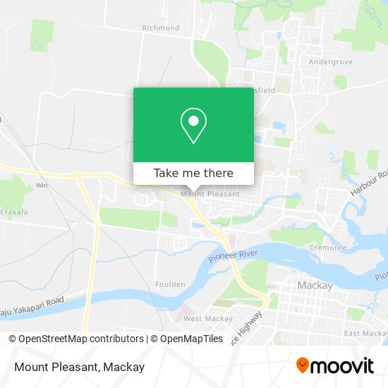 Mapa Mount Pleasant