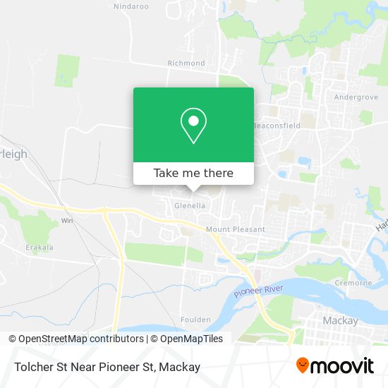 Mapa Tolcher St Near Pioneer St