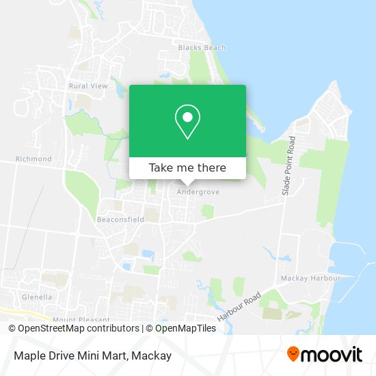 Maple Drive Mini Mart map