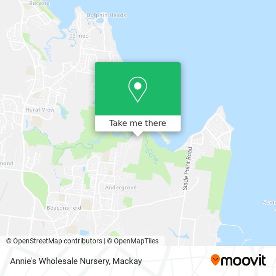 Annie's Wholesale Nursery map