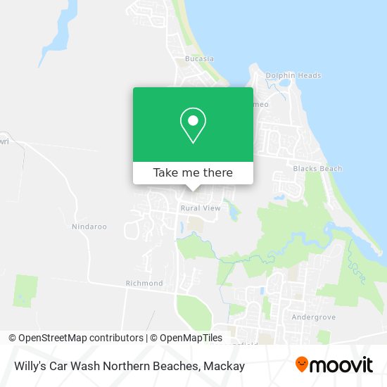 How to get to Willy's Car Wash Northern Beaches in Mackay Pt A by Bus?
