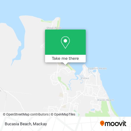 Bucasia Beach map