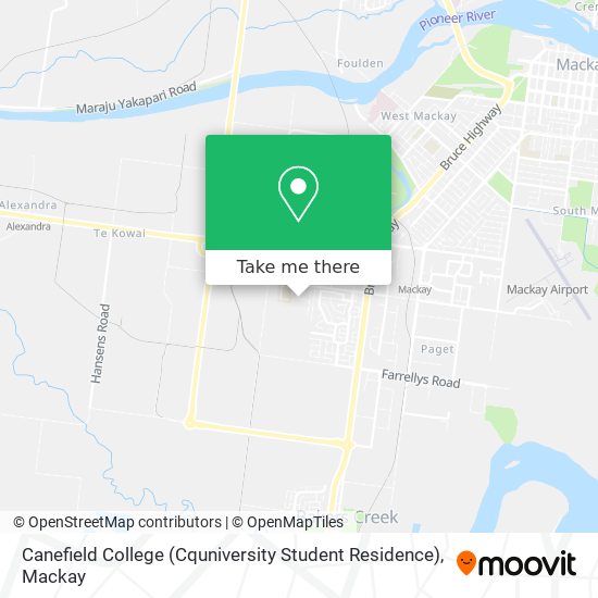 Canefield College (Cquniversity Student Residence) map