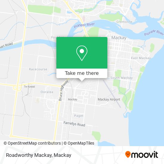 Mapa Roadworthy Mackay