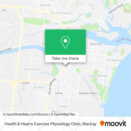 Health & Hearts Exercise Physiology Clinic map