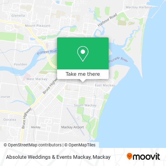 Mapa Absolute Weddings & Events Mackay