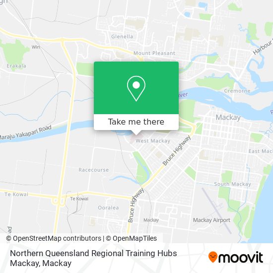 Northern Queensland Regional Training Hubs Mackay map