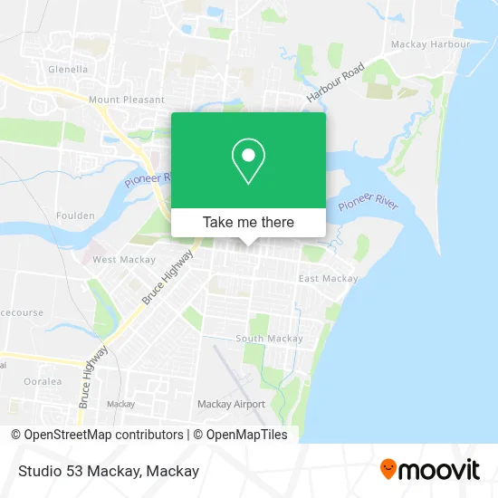 Mapa Studio 53 Mackay