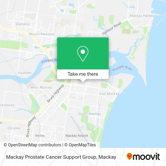 Mapa Mackay Prostate Cancer Support Group