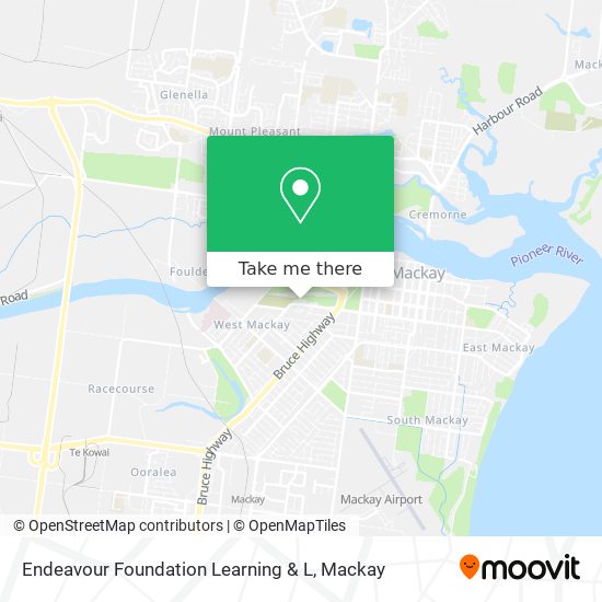 Mapa Endeavour Foundation Learning & L