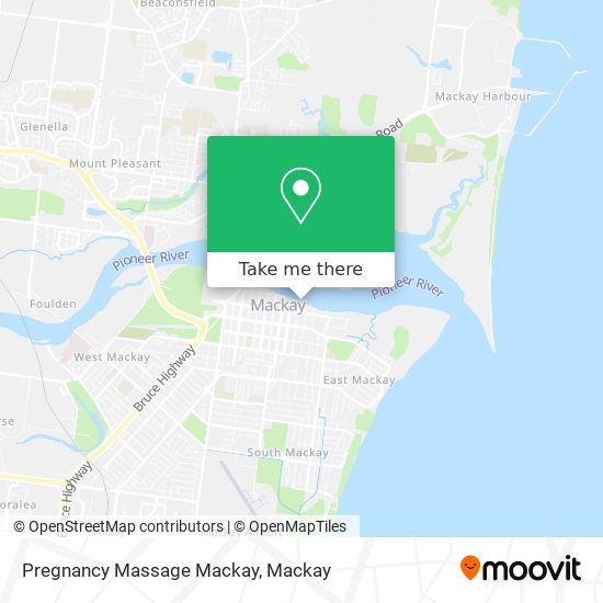 Pregnancy Massage Mackay map