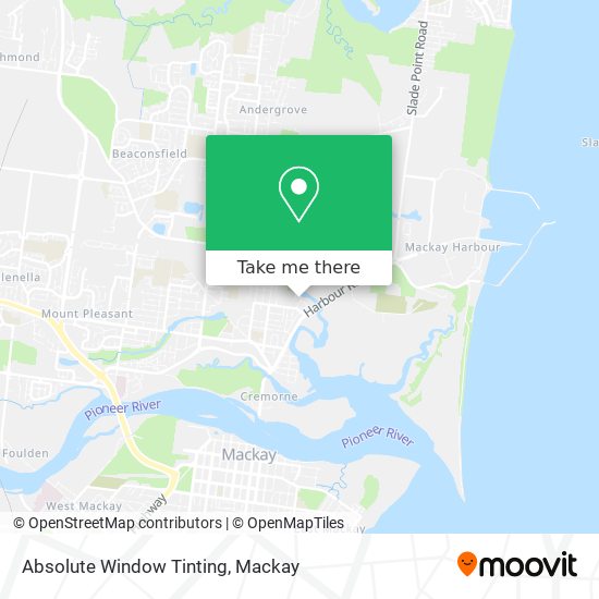 Absolute Window Tinting map