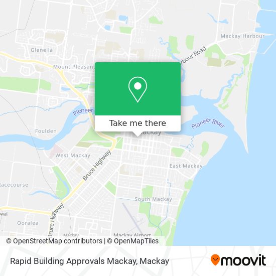 Rapid Building Approvals Mackay map