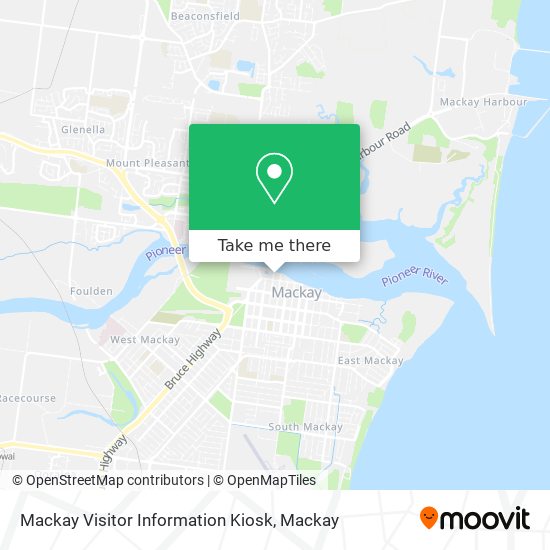 Mapa Mackay Visitor Information Kiosk