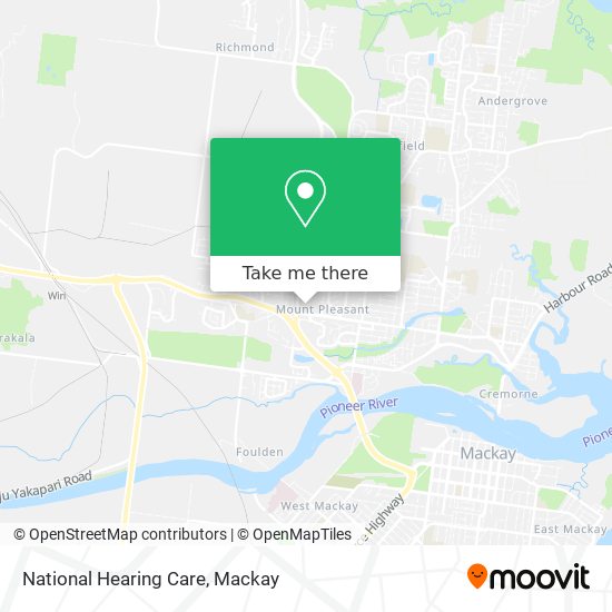 Mapa National Hearing Care