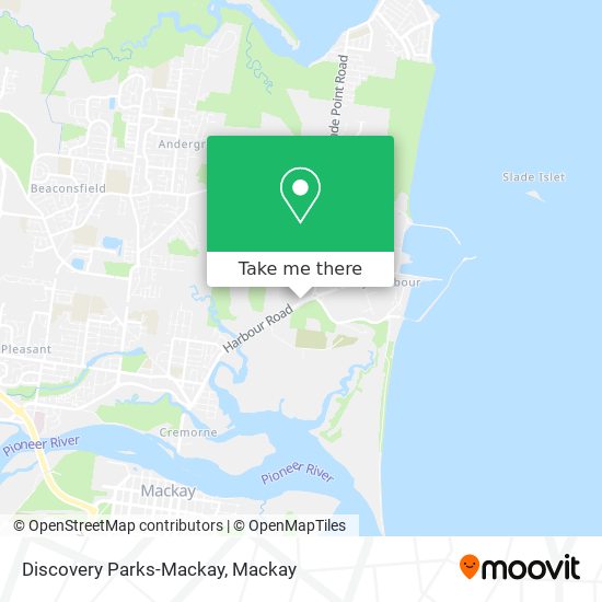 Discovery Parks-Mackay map