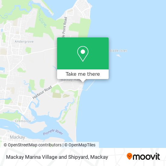 Mapa Mackay Marina Village and Shipyard