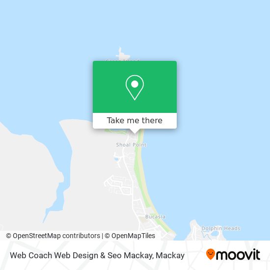 Web Coach Web Design & Seo Mackay map