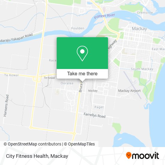 City Fitness Health map