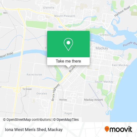 Iona West Men's Shed map