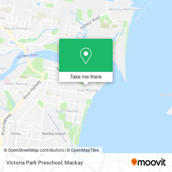 Mapa Victoria Park Preschool