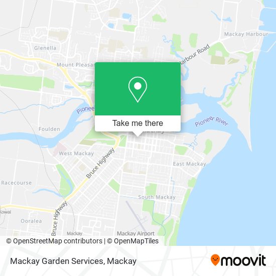 Mapa Mackay Garden Services