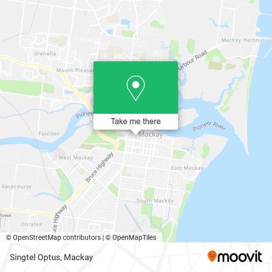 Singtel Optus map