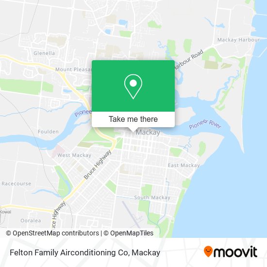 Mapa Felton Family Airconditioning Co