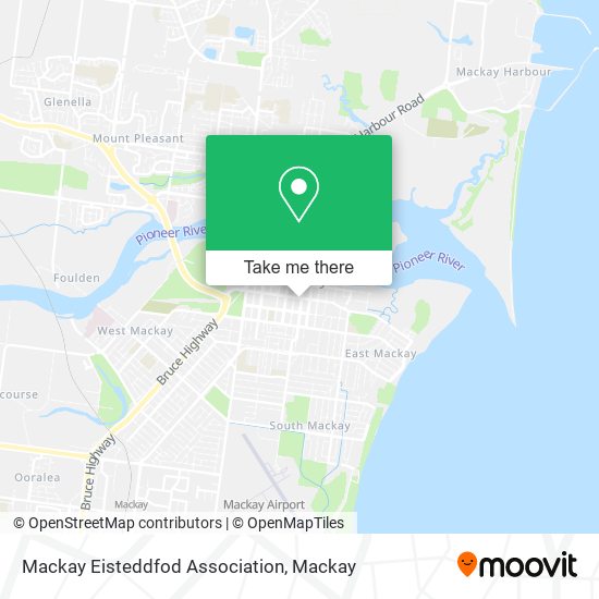 Mackay Eisteddfod Association map